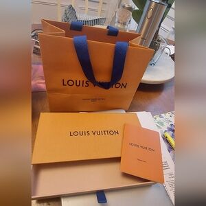 LUIS VUITTON gift BAG, BOX  &tag